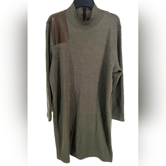 Ralph Lauren Green Tweed Dress | Size 2X - NWT - Picture 4 of 7